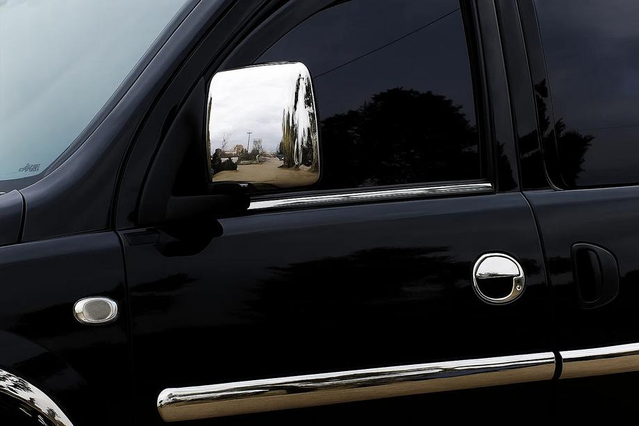 Opel Combo 2002–2012 Dveřní lišty z nerezu (4 ks) Image