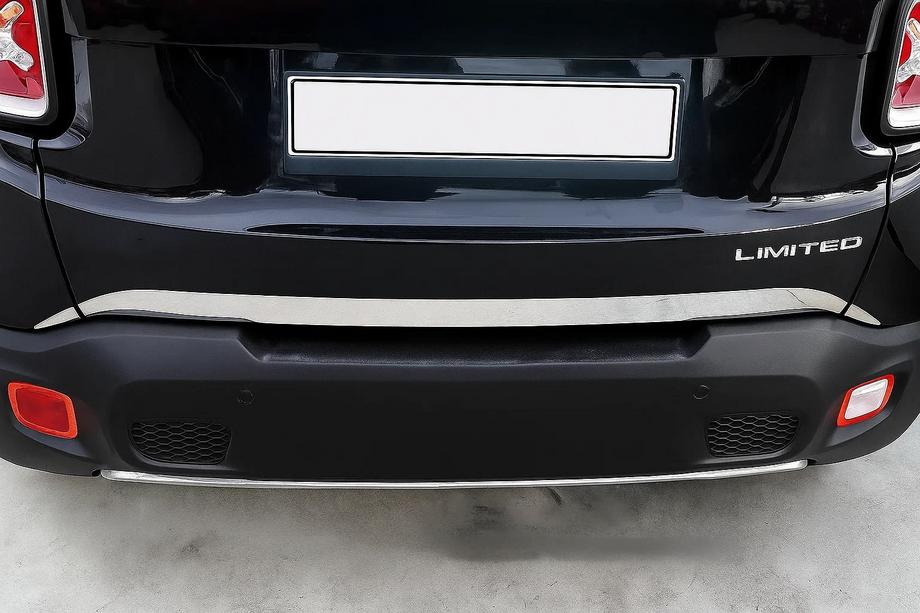 Jeep Renegade 2014– Nerezová lišta hrany kufru 2019 (3 ks) Carmos - turecká ocel Image
