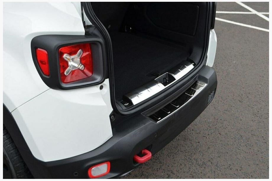 Jeep Renegade 2014– Nerezový kryt zadního prahu Image