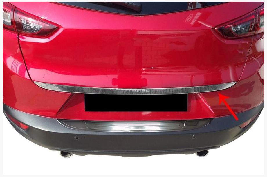 Mazda CX-3 2015– Nerezová lišta hrany víka kufru Image