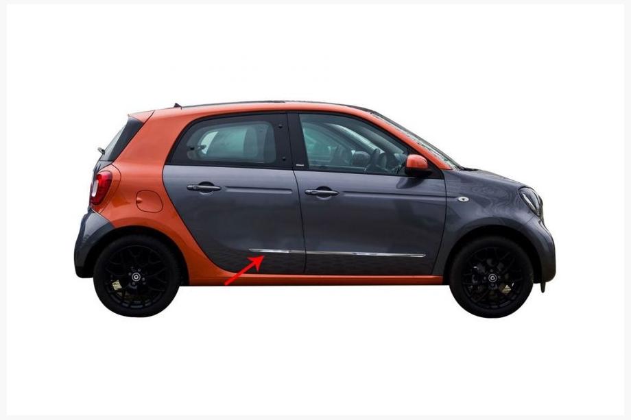Smart 2014– Nerezové lišty na dveře (4 ks) Image