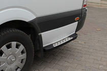 Volkswagen LT 1995–2006 Boční prahy DOT-Line za kolem (2 ks, hliník) fotografie 1