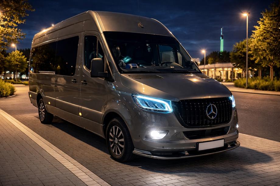 Mercedes Sprinter W907/W910 2018– Spodní lip předního nárazníku (k lakování) Fotografie 3