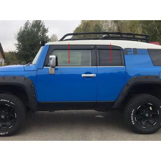 Spodní okenní lišty (nerez, 4 ks) Toyota FJ Cruiser 2006–2022 fotografie 1