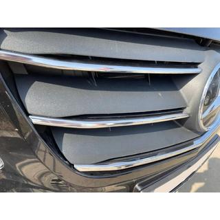 Nerezové chromové kryty na masku chladiče 2020+ (5 ks) Mercedes Vito/V-class W447 2014– fotografie 4