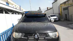 Mitsubishi L200 2006–2015 Sluneční clona na čelní sklo (Meliset LED) fotografie 2
