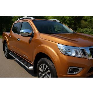 Nerezové kryty zrcátek (2 ks) Nissan Navara/NP300 2016– fotografie 1