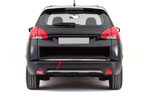 Peugeot 2008 2013–2019 Nerezová lišta na hranu víka kufru fotografie 1