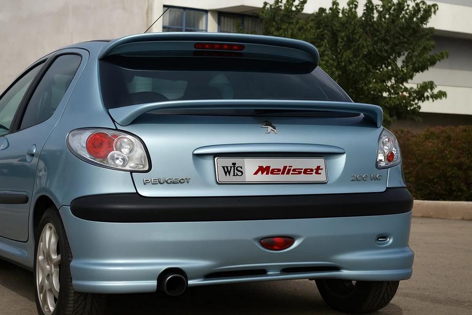 Peugeot 206 1998–2024 Spodní spoiler Meliset (k lakování) Image