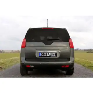 Chromová lišta nad SPZ OmsaLine (nerez)