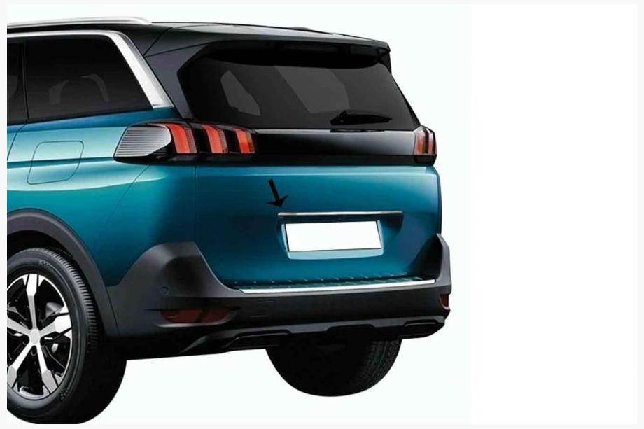 Peugeot 5008 2016–2023 Chromová lišta nad SPZ OmsaLine (nerez) Image