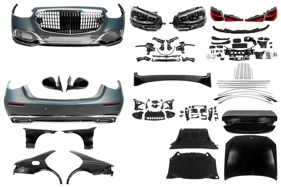 Mercedes S-class W221 2005–2013 Kompletní restylingový bodykit pro W223 Maybach Fotografie 2