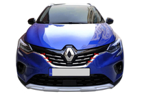Renault Captur 2019– Nerezové lišty na masku chladiče (6 ks) fotografie 3
