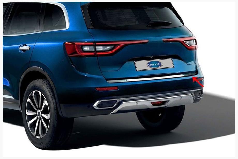 Renault Koleos 2016–2024 Nerezová lišta na hranu víka kufru Image