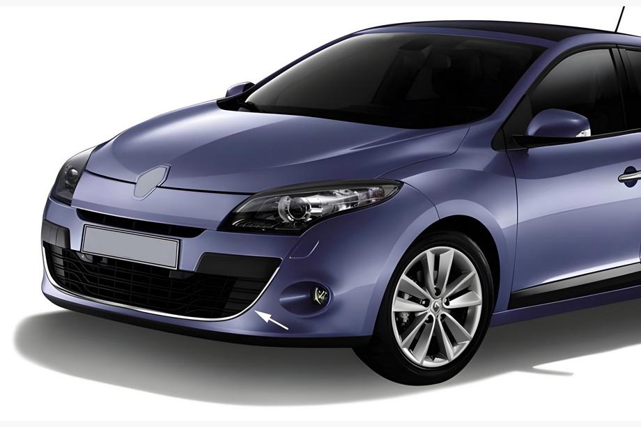 Renault Megane III 2009–2016 Nerezová lišta na přední nárazník 2013-2016 (HB) Image