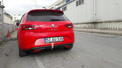 Seat Leon 2013–2020 Nástavec zadního nárazníku (k lakování) fotografie 2