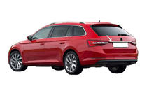 Skoda Superb 2015–2024 Lišta nad SPZ SW (nerez) fotografie 1