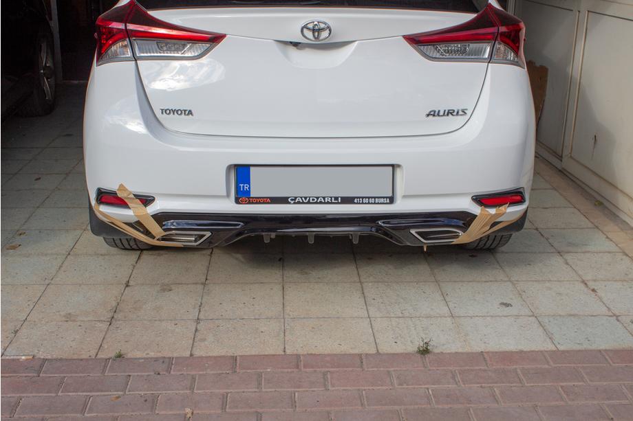 Toyota Auris 2012–2018 Difuzor zadního nárazníku (2016-2018, k lakování) Image
