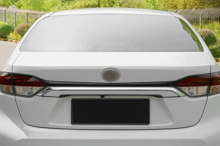 Toyota Corolla 2019– Chromová lišta nad SPZ (nerez) Image
