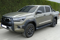 Toyota Hilux 2015– Nerezové kryty bočních lišt OmsaLine (4 ks) fotografie 3