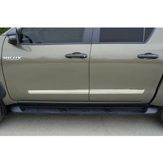Nerezové kryty bočních lišt OmsaLine (4 ks) Toyota Hilux 2015– fotografie 2