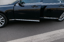 Volvo S90/V90 2016– Chromové lišty na dveře (pro V90, nerez) fotografie 3