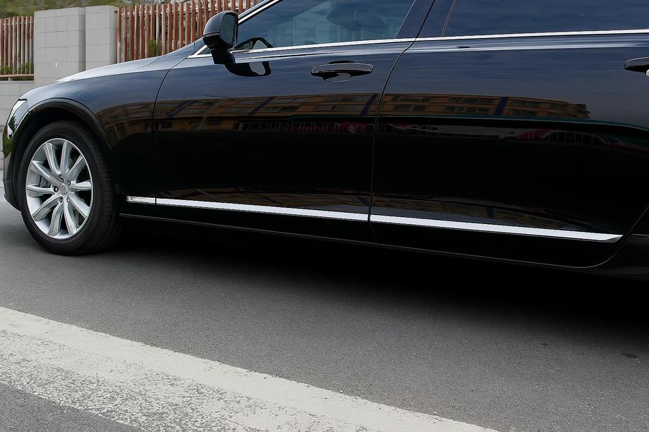 Volvo S90/V90 2016– Chromové lišty na dveře (pro V90, nerez) Image