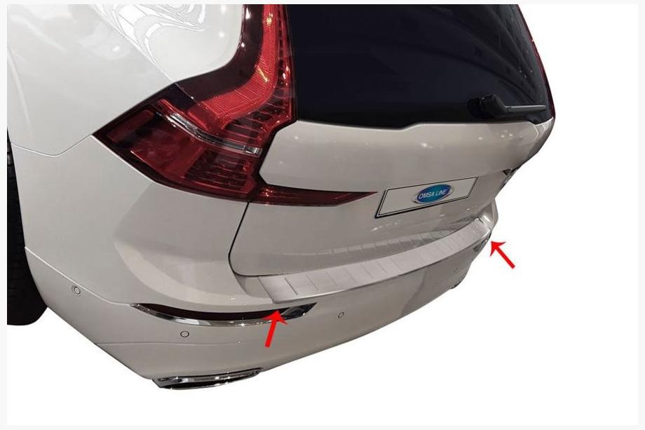 Volvo XC60 2017– Nerezová lišta na zadní nárazník Image