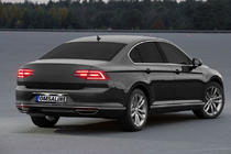 Volkswagen Passat B8 2015–2023 Chromová lišta nad SPZ SD (OmsaLine, nerez) fotografie 1