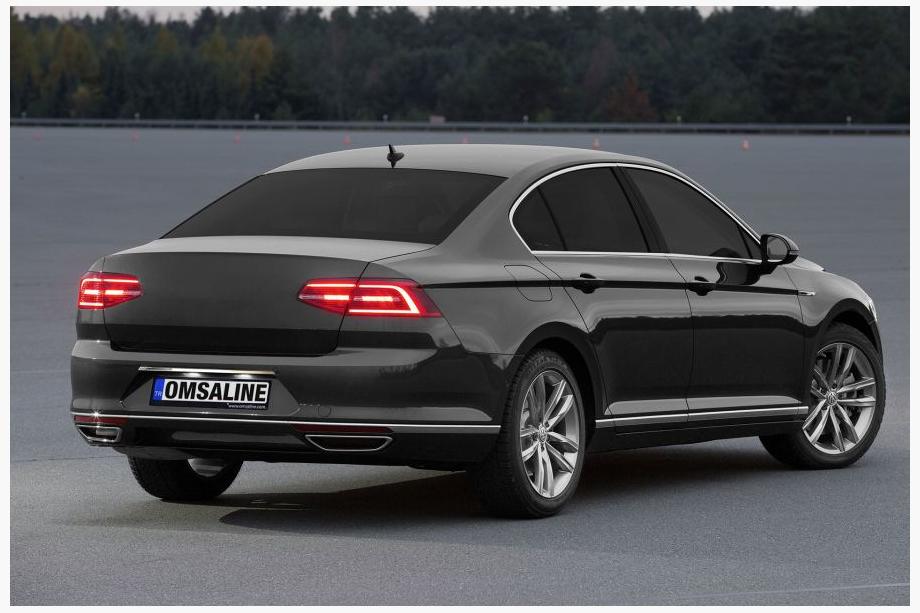 Volkswagen Passat B8 2015–2023 Chromová lišta nad SPZ SD (OmsaLine, nerez) Image