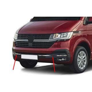 Nerezové kryty mřížky nárazníku 2019+ (4 ks) Volkswagen T6 2015–2024 fotografie 1