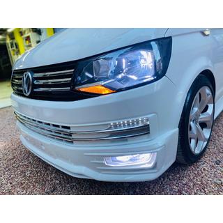 Přední lip spoiler Genis 2015-2018 (k lakování) Volkswagen T6 2015–2024 fotografie 1