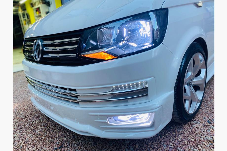 Volkswagen T6 2015–2024 Přední lip spoiler Genis 2015-2018 (k lakování) Image