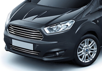 Ford Courier 2014–2023 Nerezové lišty na masku Carmos (2014-2018, 6 ks) fotografie 1