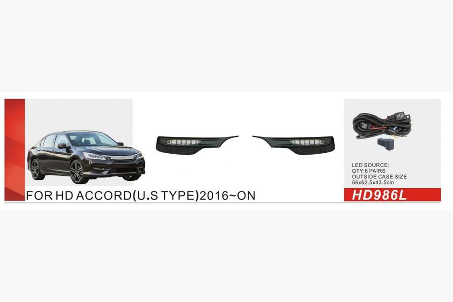 Honda Accord X 2017–2022 Mlhová světla US-type (2017-2020, LED) Image