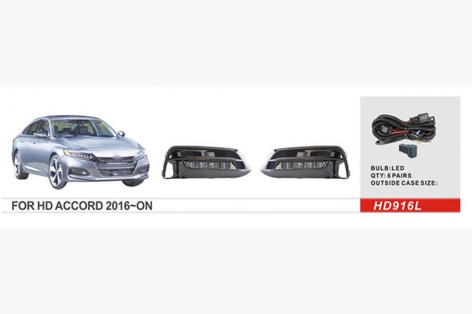 Honda Accord X 2017–2022 Mlhovky EU-type (2017-2020, LED) Image
