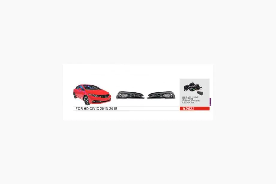 Honda Civic Sedan IX 2011–2016 Mlhovky 2013-2015 (halogenové) Image