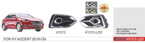 Hyundai Accent 2017–2023 Halogenové mlhovky fotografie 1