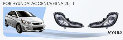 Hyundai Accent 2011–2017 Halogenové mlhovky fotografie 1