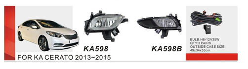 Kia Cerato 3 2013–2018 Mlhovky 2013-2015 (halogenové) fotografie 1