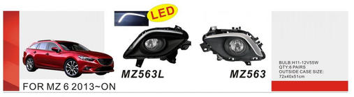 Mazda 6 2012–2024 Mlhovky 2013-2015 (2 ks, halogenové) fotografie 1