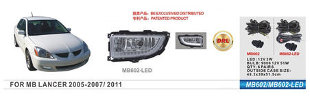 Mitsubishi Lancer 9 2004–2008 LED mlhová světla (2 ks) fotografie 1