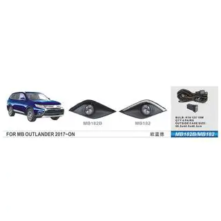 Přední mlhovky 2015-2021 (2 ks, halogen) Mitsubishi Outlander 2012–2021