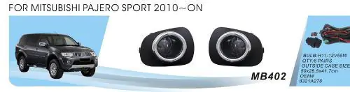 Mitsubishi Pajero Sport 2008–2015 Mlhové světlomety (2 ks, halogenové) fotografie 1