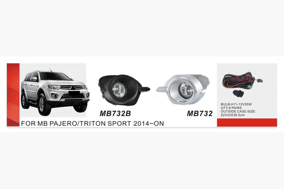 Mitsubishi Pajero Sport 2015– Přední mlhovky 2015-2019 (2 ks, halogen) Image