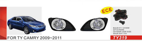 Toyota Camry 2006–2011 Mlhová světla 2009-2011 (2 ks, halogenová) fotografie 1