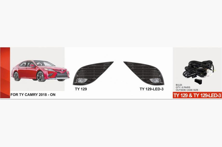 Toyota Camry 2017–2023 Mlhovky US-type (2 ks, LED) Image