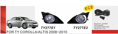 Toyota Corolla 2007–2013 Mlhovky 2007-2010 (2 ks, halogenové) fotografie 1