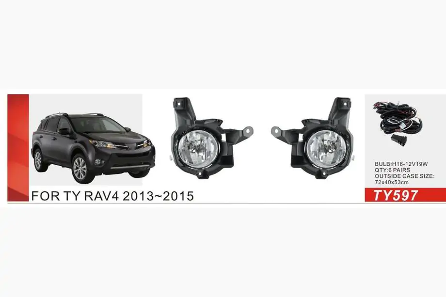 Toyota Rav 4 2013–2018 Mlhovky 2013–2016 (2 ks, halogenové) Image