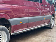 Volkswagen Crafter 2006–2016 Boční nášlapy DOT-Line (2 ks, hliník) dlouhý rozvor fotografie 10